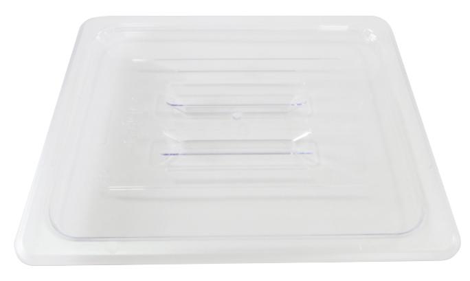 Polycarbonate Half-size Clear Solid Cover for Food Pan 1 Polycarbonate Half-size Clear Solid Cover for Food Pan